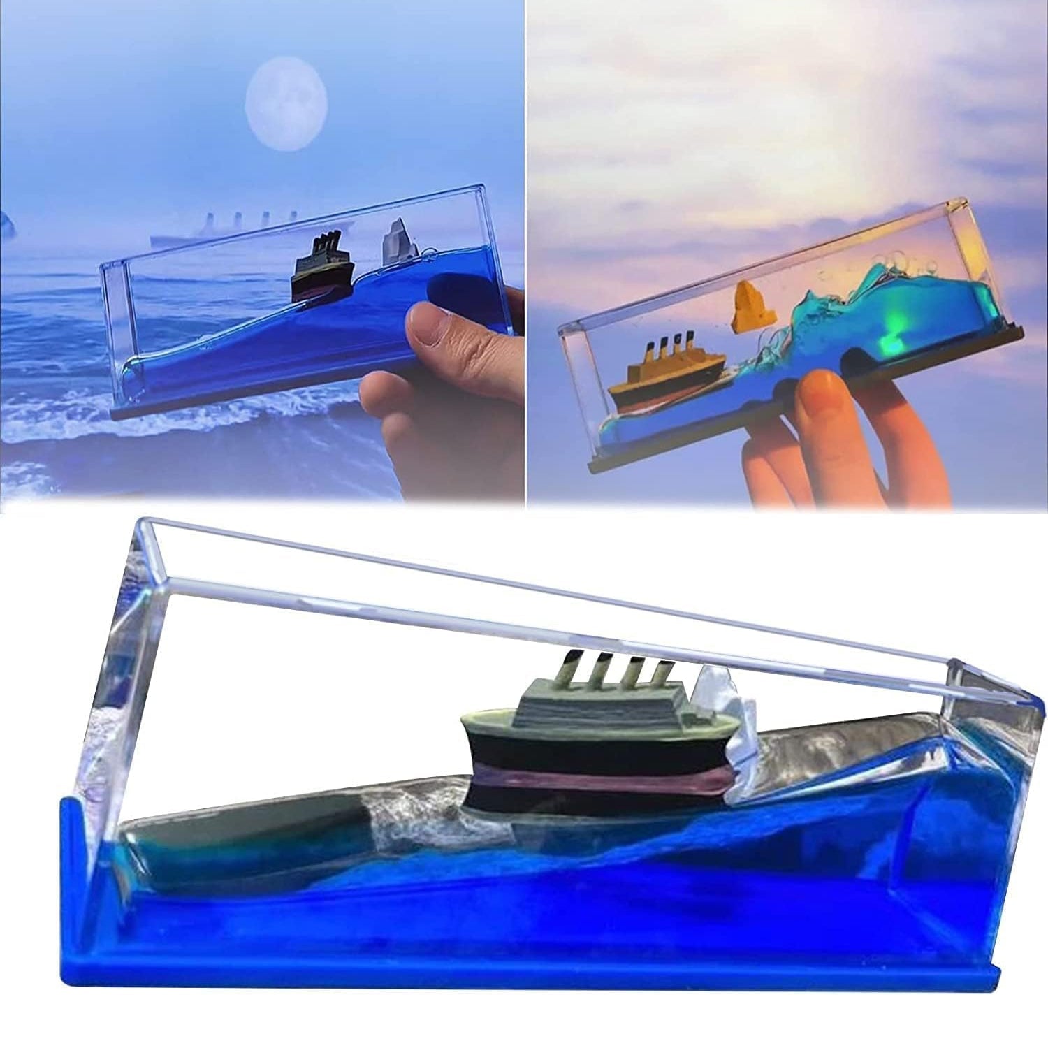 Car Interior Dashboard Decoration Floating Water Cruiser Ship Iceberg Ornament Car Interior Decoration for Birthday Gifts, Home Decor Suitable for Home Show Car Decoration, Gifts, Desk or Paperweight Car Interior Dashboard Decoration Floating Water Cruiser Ship Iceberg Ornament Car Interior Decoration for Birthday Gifts, Home Decor Suitable for Home Show Car Decoration, Gifts, Desk or Paperweight